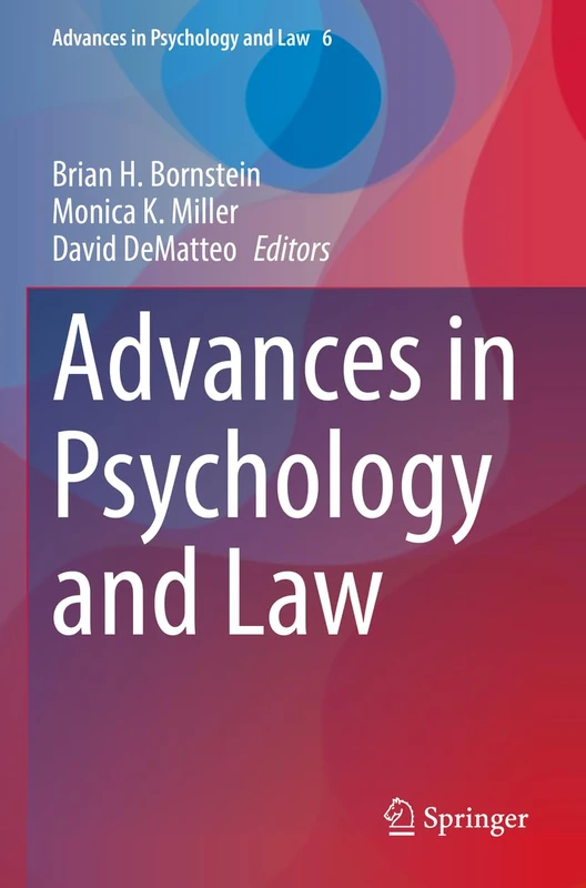Springer - Advances in Psychology and Law: 6 (Book)