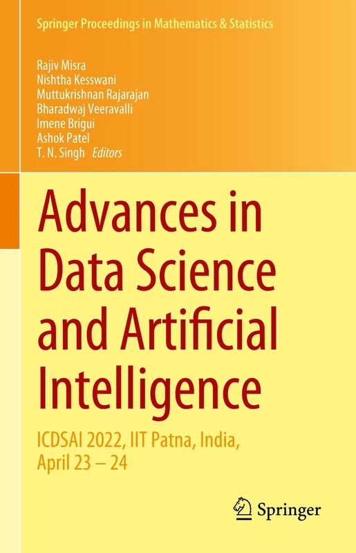 Springer Advances in Data Science and AI - ICDSAI 2022 Book