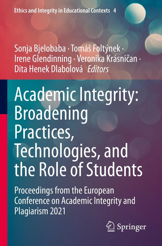 Springer Academic Integrity Proceedings - Education Book - Image 1
