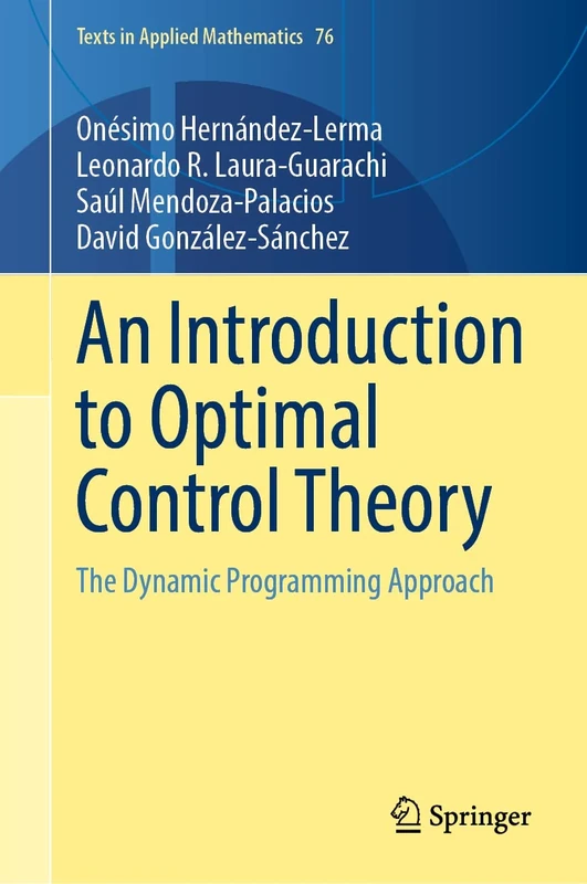 An Introduction to Optimal Control Theory: The Dynamic Programming Approach: 76 (Texts in Applied Mathematics, 76)