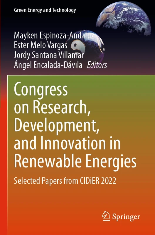 Congress on Research, Development, and Innovation in Renewable Energies: Selected Papers from CIDiER 2022 (Green Energy and Technology)