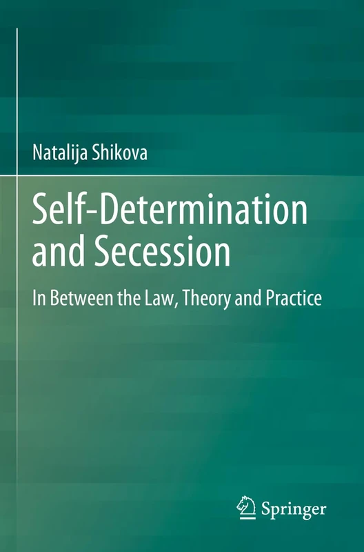 Springer - Self-Determination and Secession Law Book
