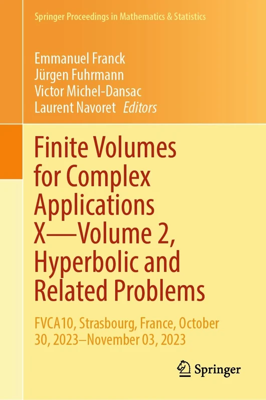 Finite Volumes for Complex Applications X―Volume 2, Hyperbolic and Related Problems: FVCA10, Strasbourg, France, October 30, 2023–November 03, 2023: ... Proceedings in Mathematics & Statistics, 433)
