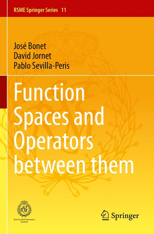 Function Spaces and Operators between them: 11 (RSME Springer Series, 11)