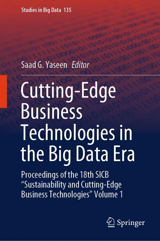 Springer Cutting-Edge Business Technologies Big Data Vol 1