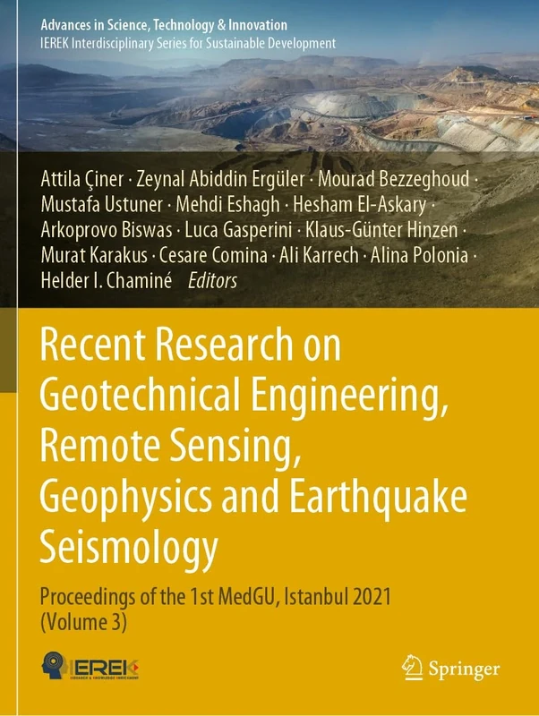 Recent Research on Geotechnical Engineering, Remote Sensing, Geophysics and Earthquake Seismology: Proceedings of the 1st MedGU, Istanbul 2021 (Volume 3)