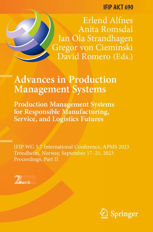 Springer - Advances in Production Management Systems Book