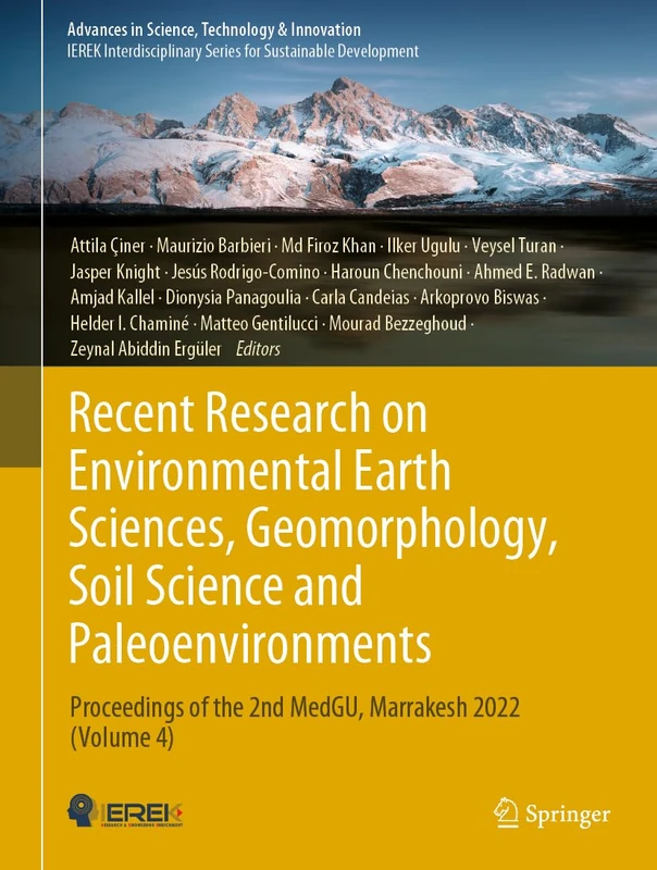 Recent Research on Environmental Earth Sciences, Geomorphology, Soil Science and Paleoenvironments: Proceedings of the 2nd MedGU, Marrakesh 2022 ... in Science, Technology & Innovation)