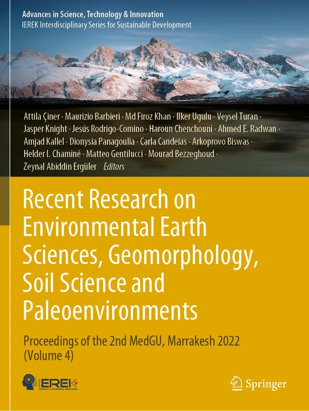 Recent Research on Environmental Earth Sciences, Geomorphology, Soil Science and Paleoenvironments: Proceedings of the 2nd MedGU, Marrakesh 2022 ... in Science, Technology & Innovation)