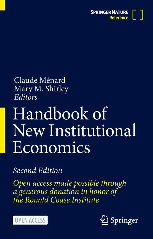 Handbook of New Institutional Economics