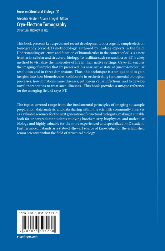 Cryo-Electron Tomography: Structural Biology in situ: 11 (Focus on Structural Biology, 11)