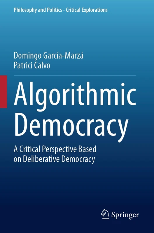 Springer Algorithmic Democracy - Philosophy and Politics Book - Image 1