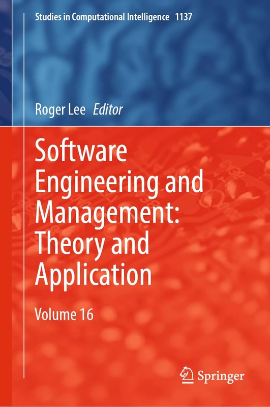 Springer Software Engineering and Management Vol 16 - SCI 1137