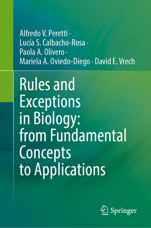 Springer - Rules and Exceptions in Biology Book