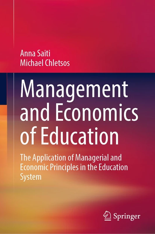 Springer - Management and Economics of Education Book