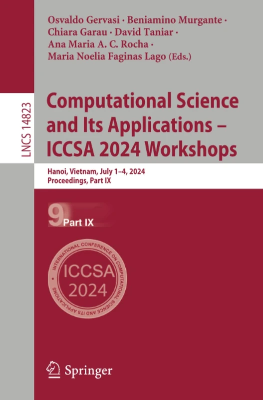 Springer ICCSA 2024 Workshops Proceedings Part IX - LNCS