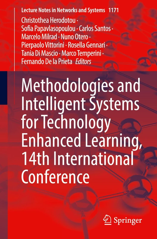 Methodologies and Intelligent Systems for Technology Enhanced Learning, 14th International Conference: 1171 (Lecture Notes in Networks and Systems, 1171)