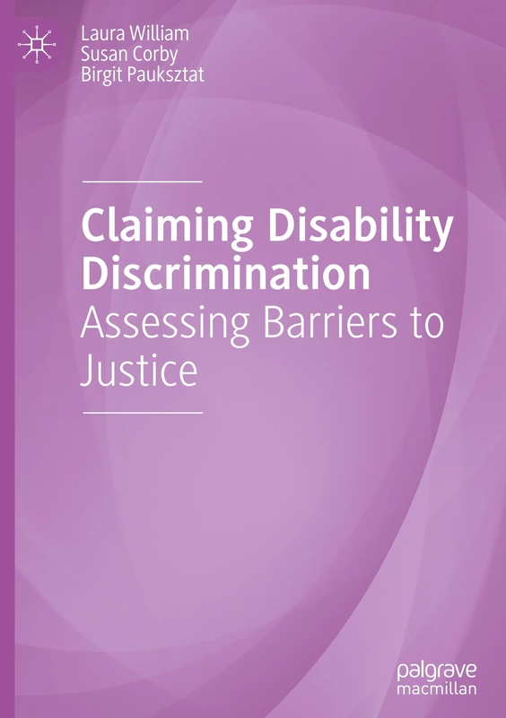 MACMILLAN Claiming Disability Discrimination Book