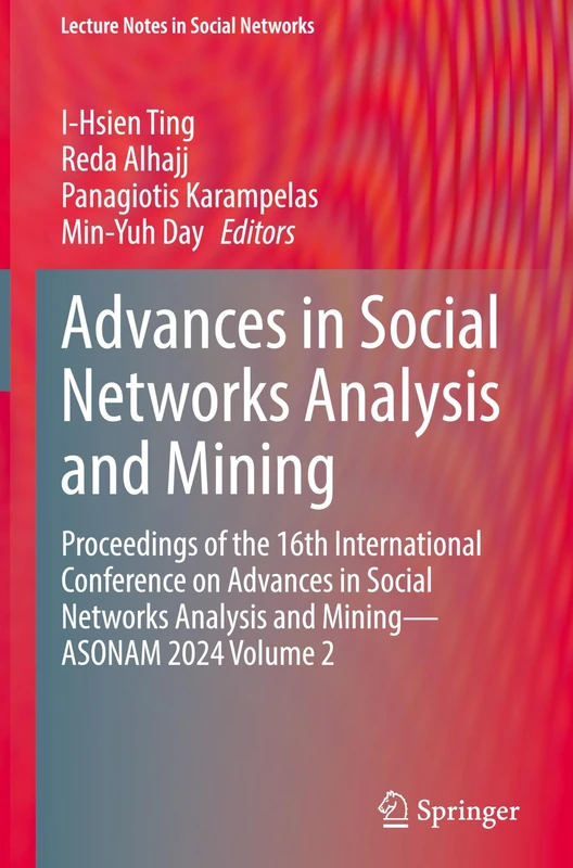 Springer Advances in Social Networks Analysis and Mining Vol 2 - Image 1