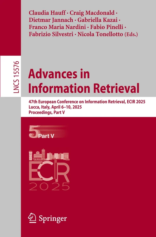 Springer ECIR 2025 Proceedings - Information Retrieval Vol V