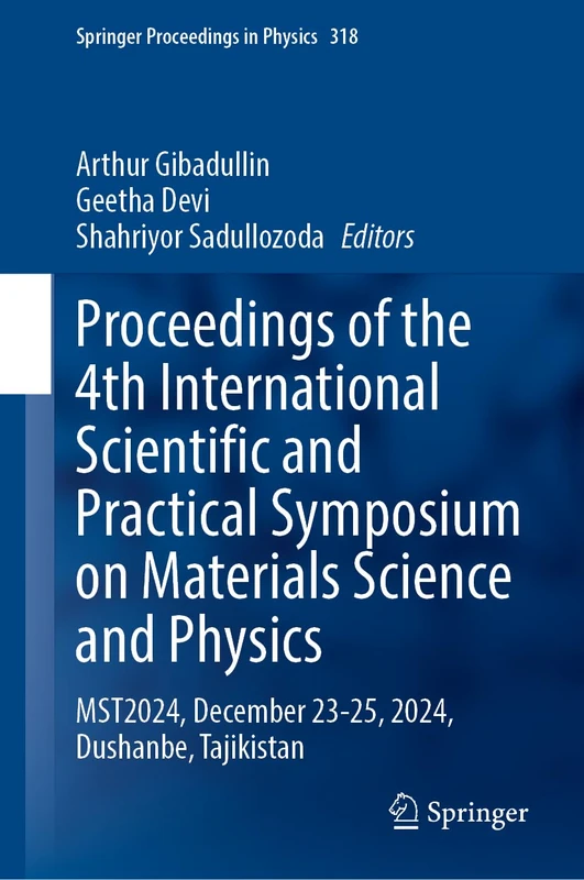 Springer MST2024 Proceedings - Materials Science and Physics