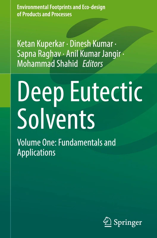 Springer Deep Eutectic Solvents: Volume One - Science Book
