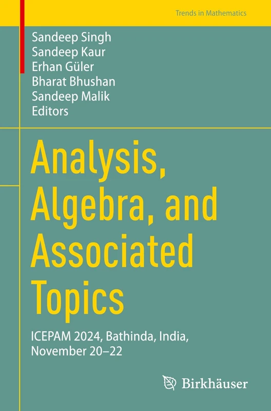 Analysis, Algebra, and Associated Topics: ICEPAM 2024, Bathinda, India, November 20-22 (Trends in Mathematics) - Image 1