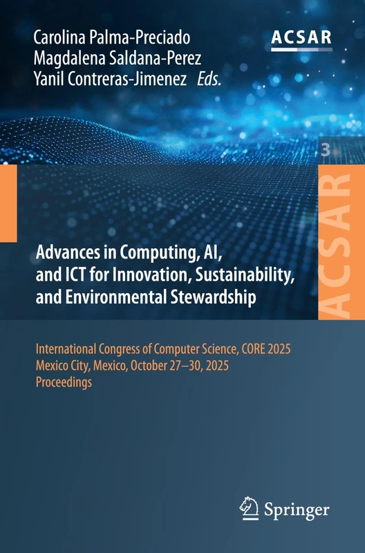 Springer Advances in Computing, AI, and ICT for Innovation