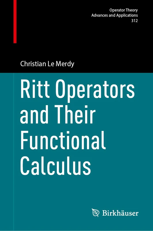 Birkhauser Ritt Operators and Their Functional Calculus Book