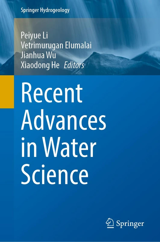 Springer Recent Advances in Water Science - Hydrogeology Book