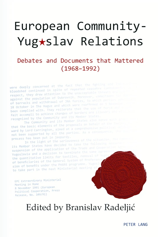 European Community – Yugoslav Relations
