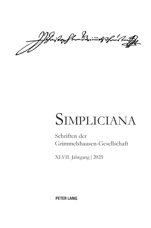 Simpliciana XLVII (2025)