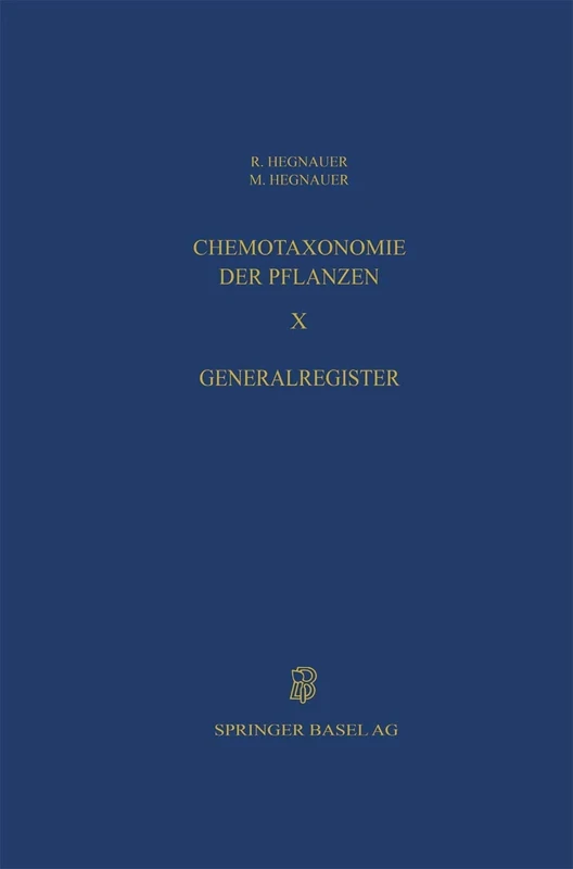 Chemotaxonomie der Pflanzen: Eine Übersicht über die Verbreitung und die systematische Bedeutung der Pflanzenstoffe: 32 (Lehrbücher und Monographien aus dem Gebiete der exakten Wissenschaften, 32)