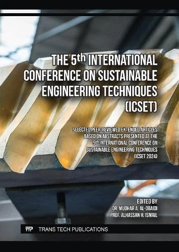 ICSET 5th International Conference Sustainable Engineering