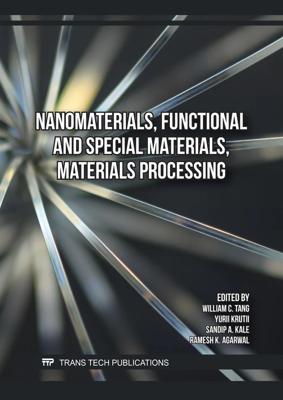 Nanomaterials, Functional and Special Materials, Materials Processing