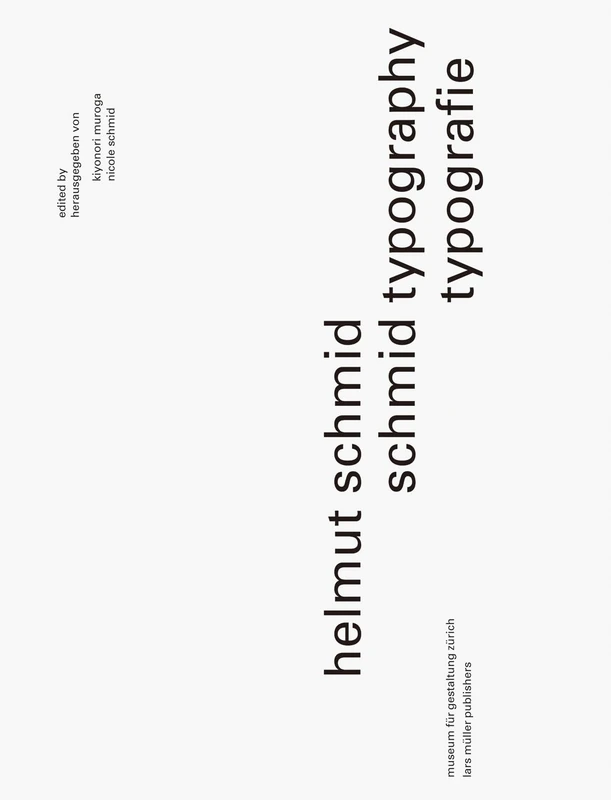 Helmut Schmid: Typography: Typography / Typografie