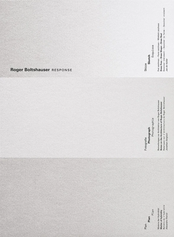 Roger Boltshauser - Response (Swiss Architecture Yearbook)