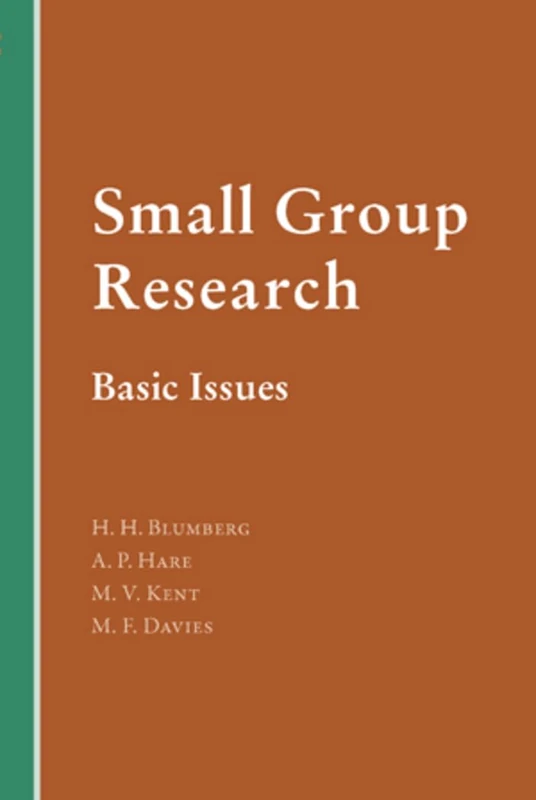 Small Group Research: Basic Issues