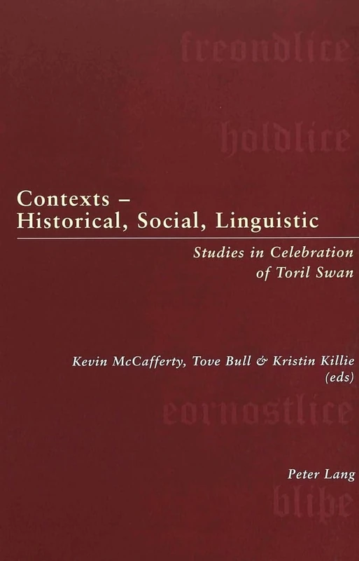 Contexts - Historical, Social, Linguistic: Studies in Celebration of Toril Swan - Image 1