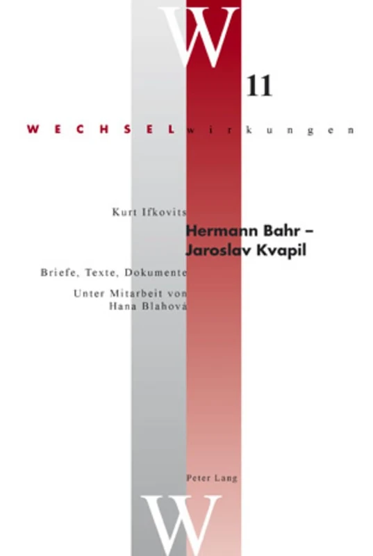 Hermann Bahr - Jaroslav Kvapil: Briefe, Texte, Dokumente: 11 (Wechselwirkungen) - Image 1