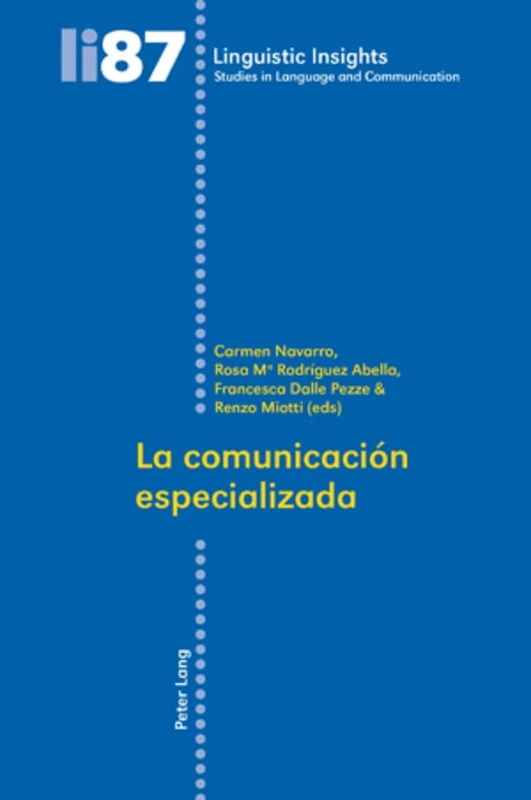 La comunicación especializada: 87 (Linguistic Insights) - Image 1
