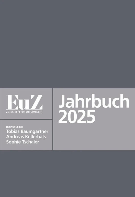 EuZ - Zeitschrift für Europarecht - Jahrbuch 2025 - Image 1