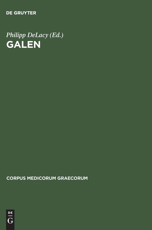 Galen: On Semen: 5 (Corpus Medicorum Graecorum, 5/3,1)
