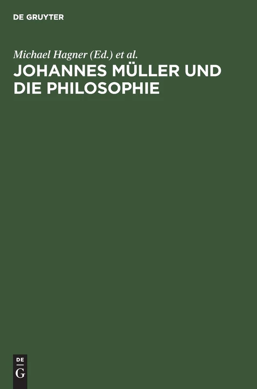 Johannes Mueller Und Die Philosophie