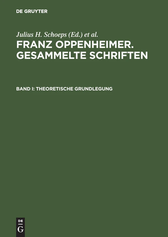 Gesammelte Schriften Schriften Zur Demokratie Und Sozialen Marktwirtschaft V 1