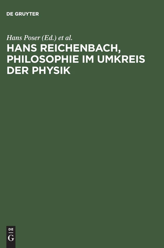 Hans Reichenbach, Philosophie im Umkreis der Physik