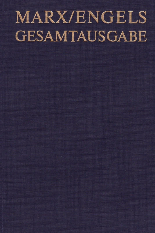 Karl Marx: Exzerpte Und Notizen, Juli Bis September 1851