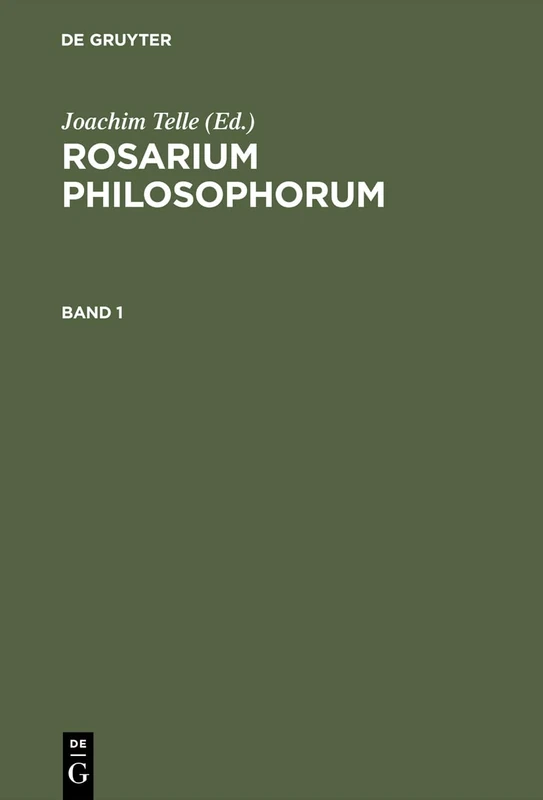 Rosarium Philosophorum: Ein Alchemisches Florilegium Des Spätmittelalters. Faksimile Der Illustrierten Erstausgabe, Frankfurt 1550 - Image 1