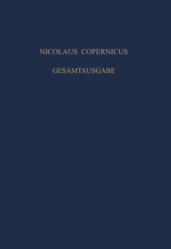 De Gruyter Nicolaus Copernicus Gesamtausgabe Band III/3 - Image 1