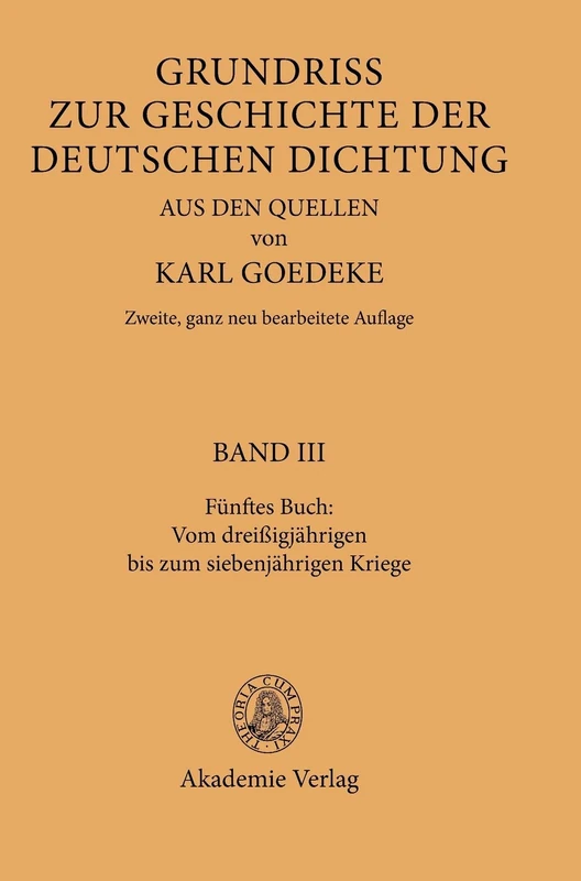 Fünftes Buch: Vom Dreissigjährigen Bis Zum Siebenjährigen Kriege